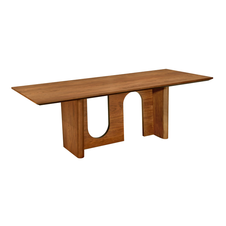 American Home Furniture | TOV Furniture - Satra Walnut Rectangular Dining Table