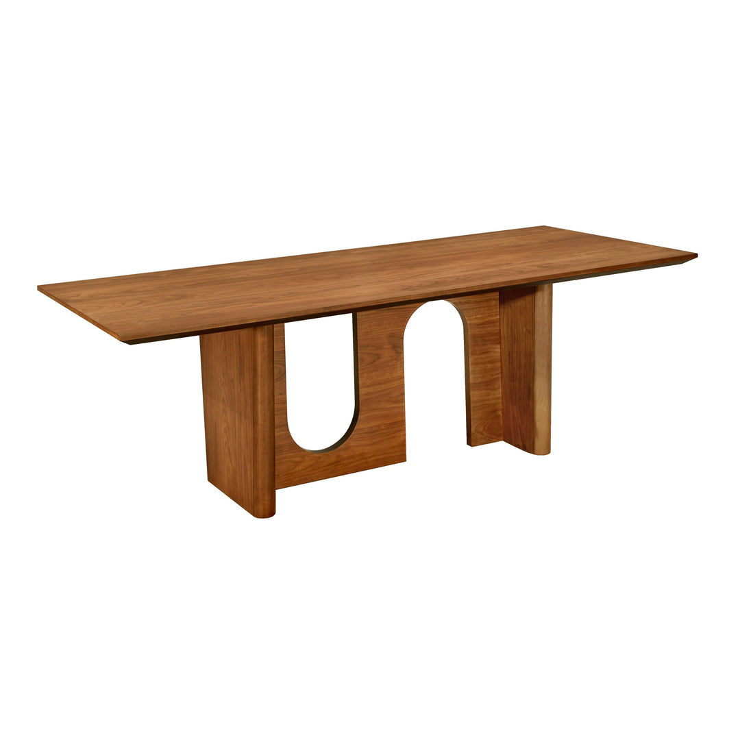 TOV Furniture Satra Walnut Rectangular Dining Table DINING TABLES