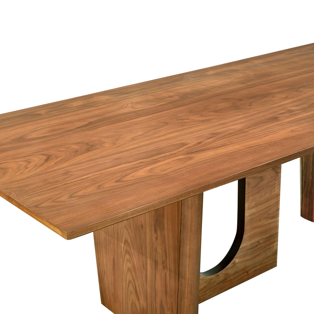 American Home Furniture | TOV Furniture - Satra Walnut Rectangular Dining Table