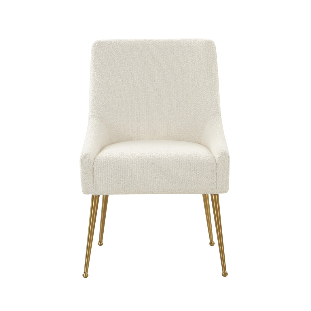 TOV Furniture Beatrix Cream Boucle Side Chair DINING CHAIRS