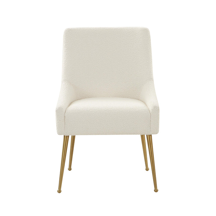 TOV Furniture Beatrix Cream Boucle Side Chair DINING CHAIRS