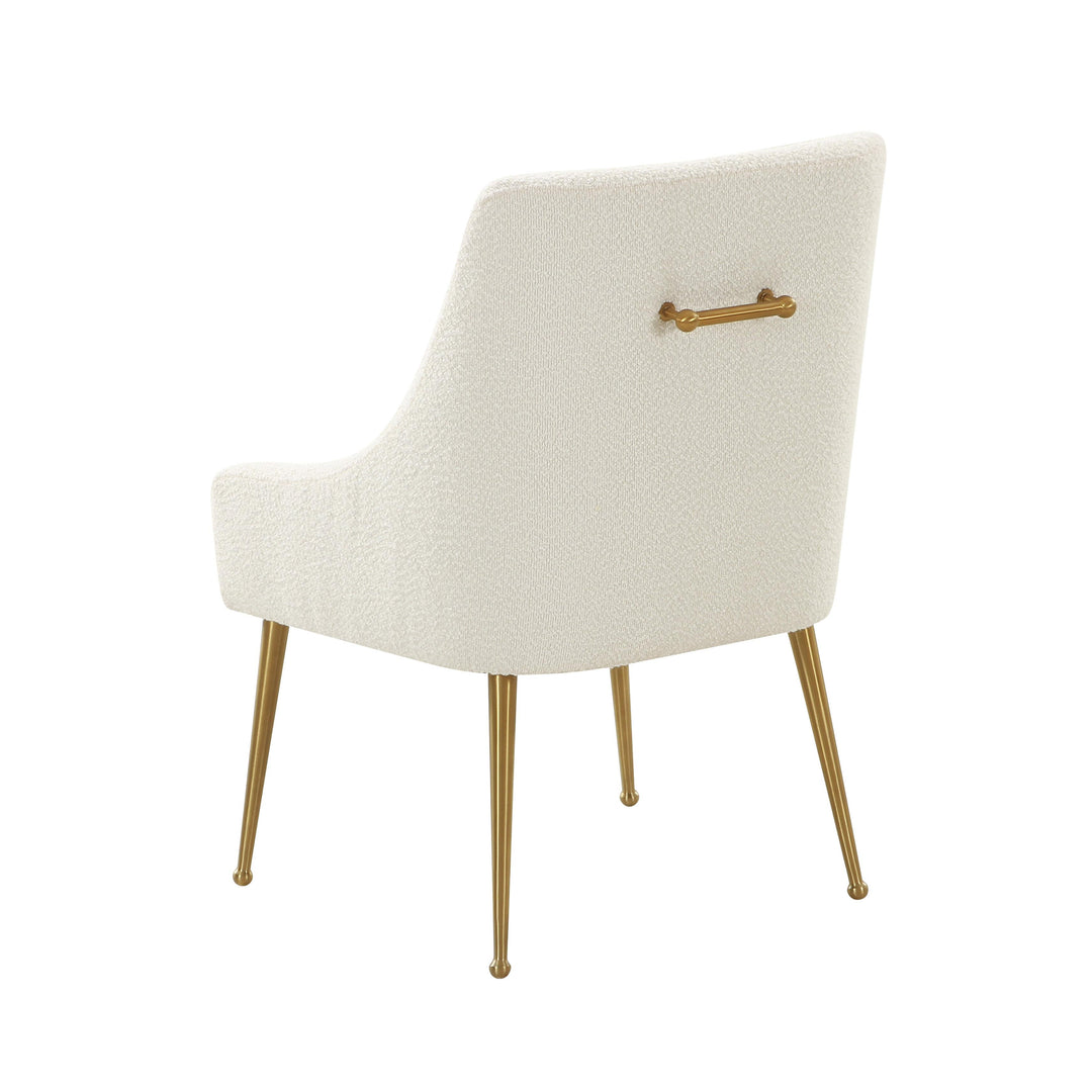 American Home Furniture | TOV Furniture - Beatrix Cream Boucle Side Chair