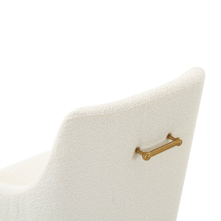 TOV Furniture Beatrix Cream Boucle Side Chair DINING CHAIRS