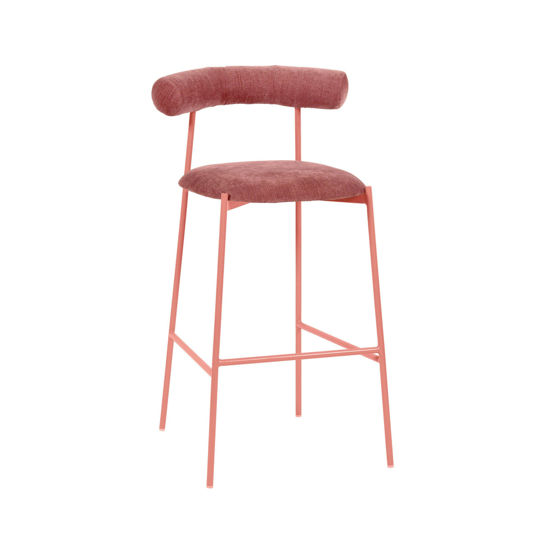 Buy TOV Furniture Liliana Mauve Velvet Bar Stool TOV-D68768