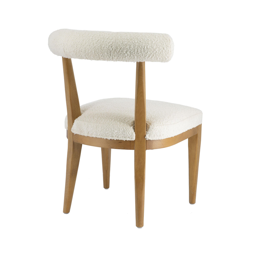 American Home Furniture | TOV Furniture - Palla Cream Boucle Dining Chair