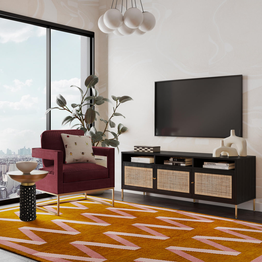 TOV Furniture Sierra Noir Media Console MEDIA + TV STANDS