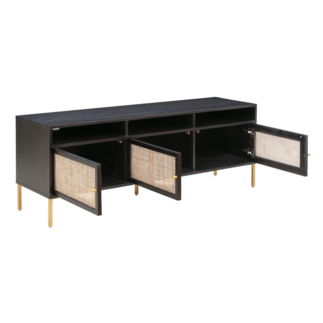 TOV Furniture Sierra Noir Media Console MEDIA + TV STANDS