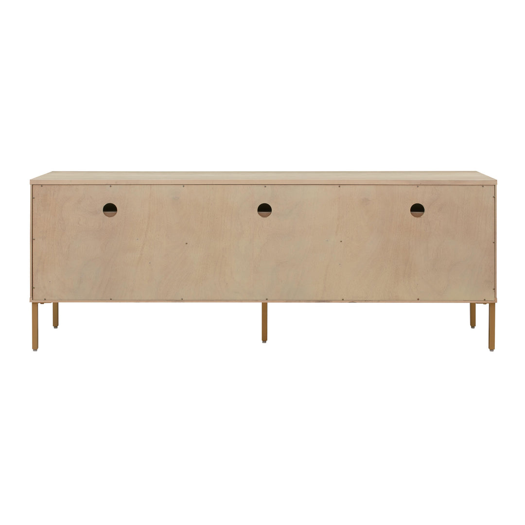 TOV Furniture Sierra Buttermilk Media Console MEDIA + TV STANDS