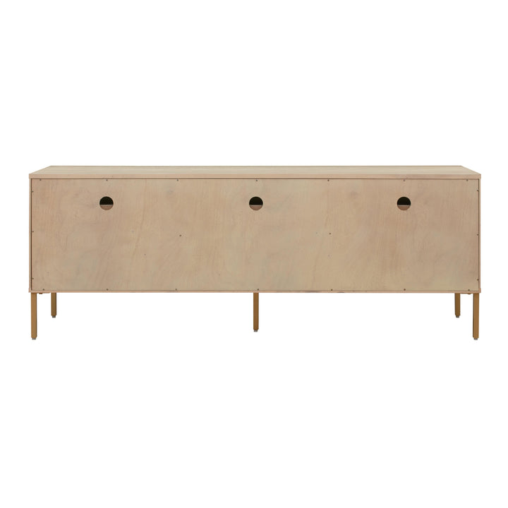 TOV Furniture Sierra Buttermilk Media Console MEDIA + TV STANDS