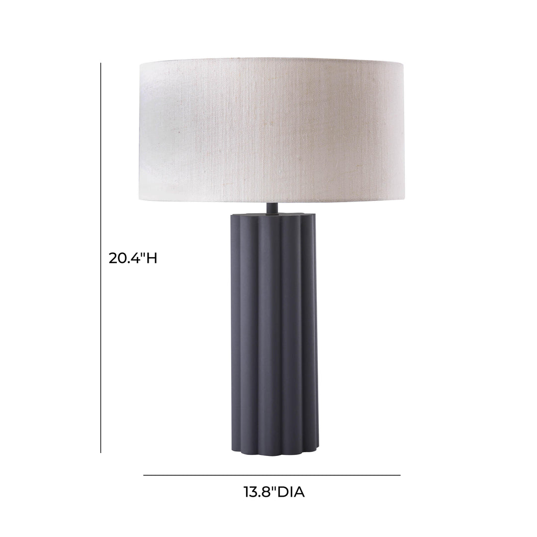 American Home Furniture | TOV Furniture - Latur Grey Table Lamp