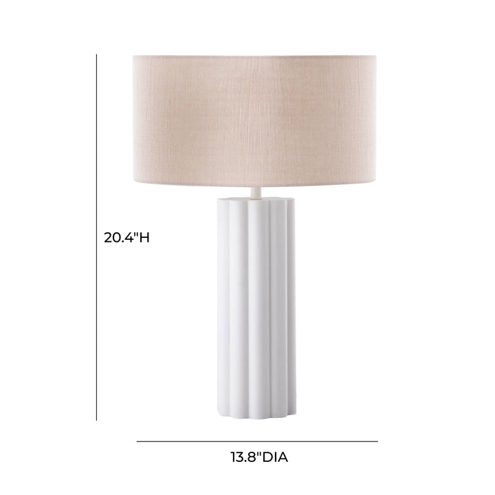 American Home Furniture | TOV Furniture - Latur Cream Table Lamp