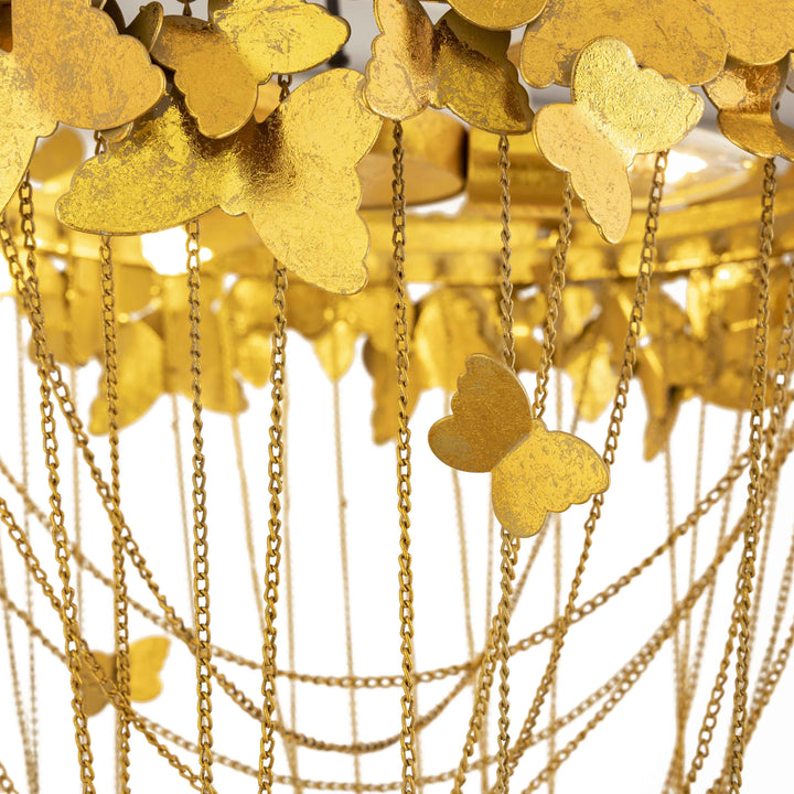 TOV Furniture Butterfly Gold Chandelier CHANDELIERS