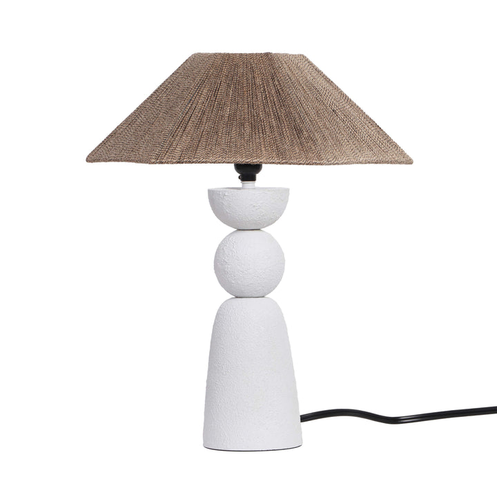 American Home Furniture | TOV Furniture - Shabby Natural Rope Table Lamp