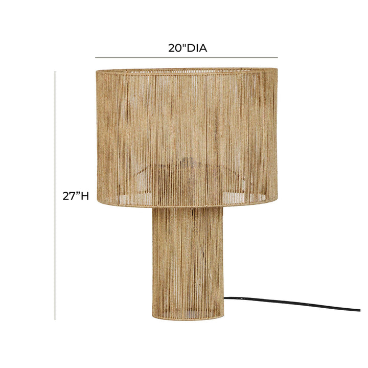 American Home Furniture | TOV Furniture - Hope Natural Large Table Lamp