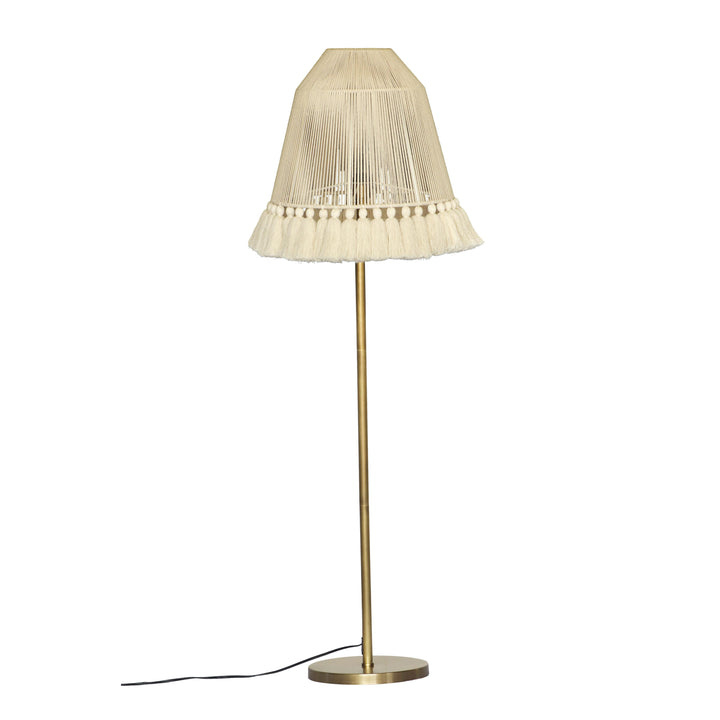 American Home Furniture | TOV Furniture - June White Tall Floor Lamp