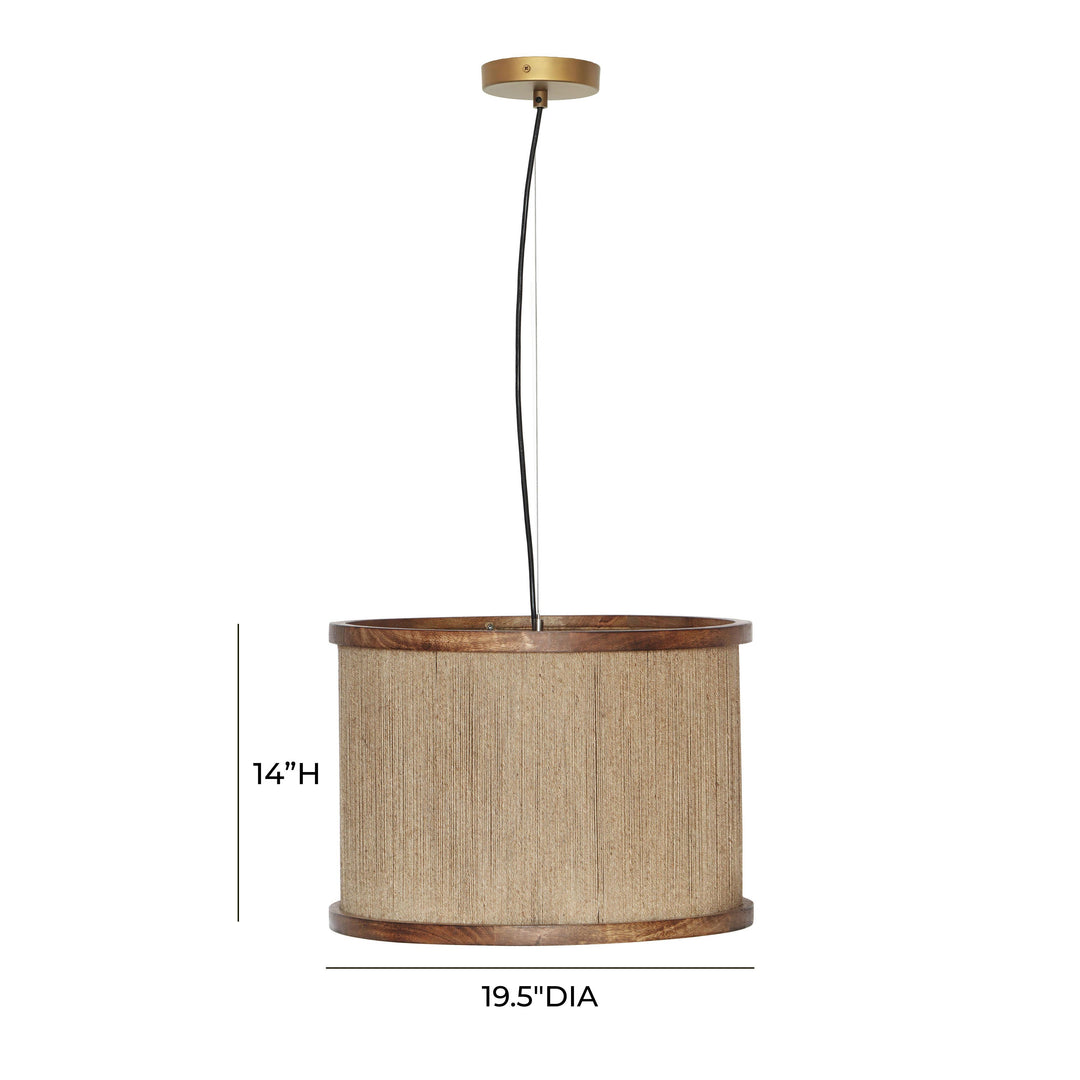 American Home Furniture | TOV Furniture - Mariana Natural Pendant Lamp