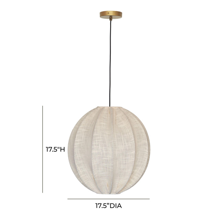 TOV Furniture Elliana White Pendant Lamp PENDANT LIGHTING
