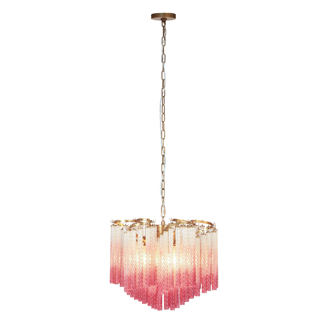 American Home Furniture | TOV Furniture - Ananya Ombre Glass Chandelier