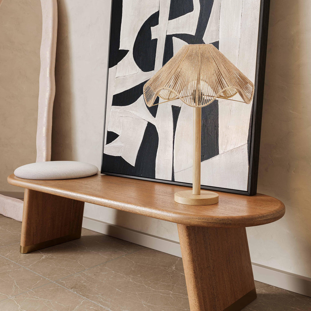 TOV Furniture Jula Natural Jute Table Lamp TABLE LAMPS