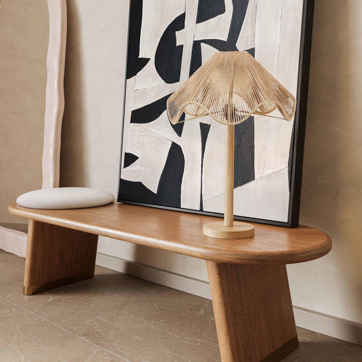 TOV Furniture Jula Natural Jute Table Lamp TABLE LAMPS