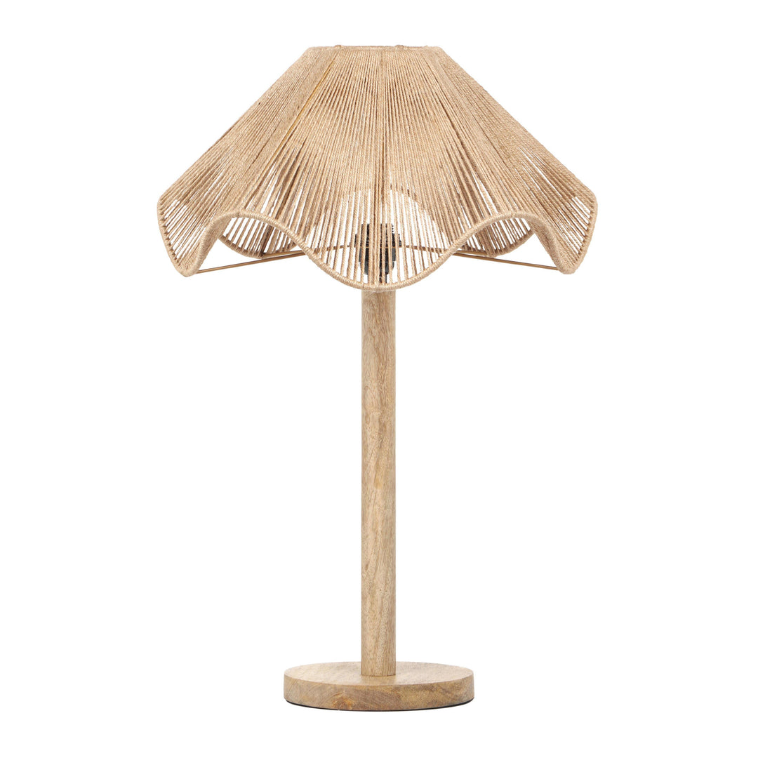 TOV Furniture Jula Natural Jute Table Lamp TABLE LAMPS