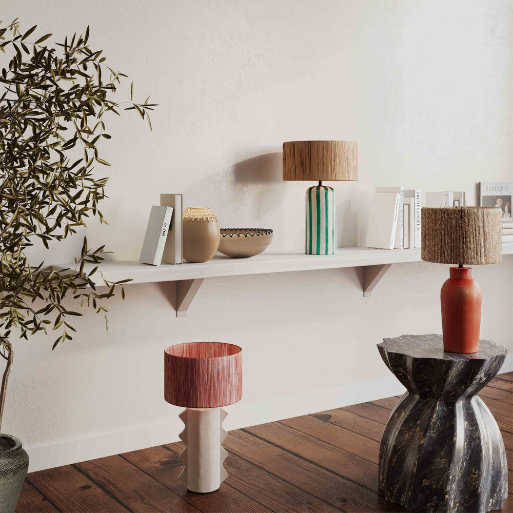 American Home Furniture | TOV Furniture - Atrani Natural Terracotta Table Lamp