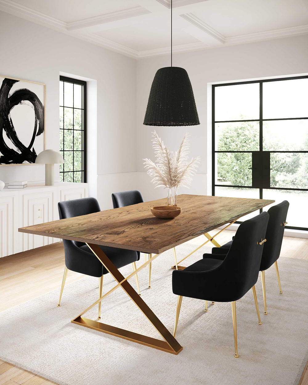 American Home Furniture | TOV Furniture - Leah Dining Table
