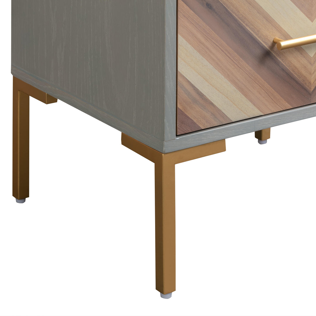 American Home Furniture | TOV Furniture - Quinn Grey Side Table