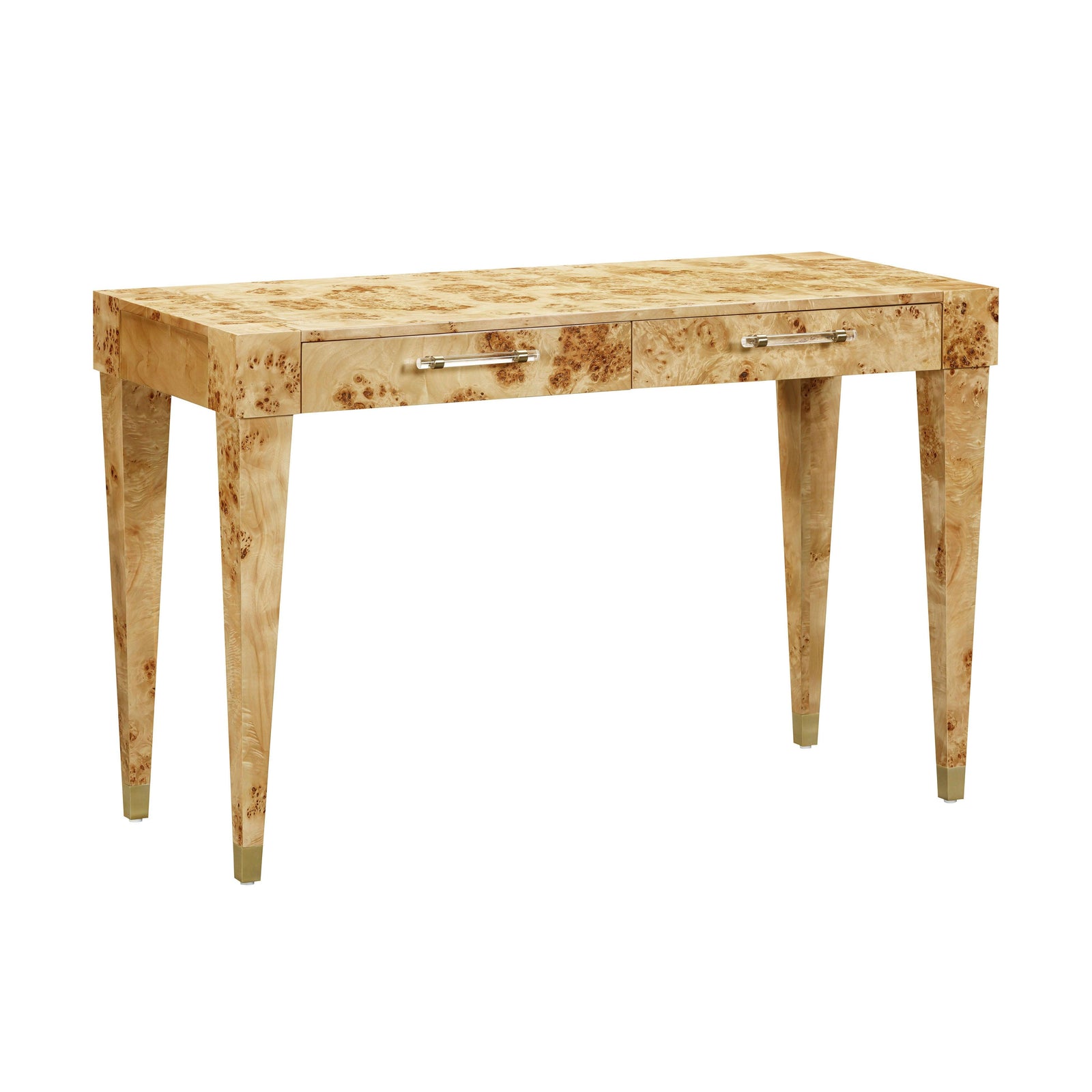 TOV Furniture Brandyss Natural Burl Work Desk DESKS