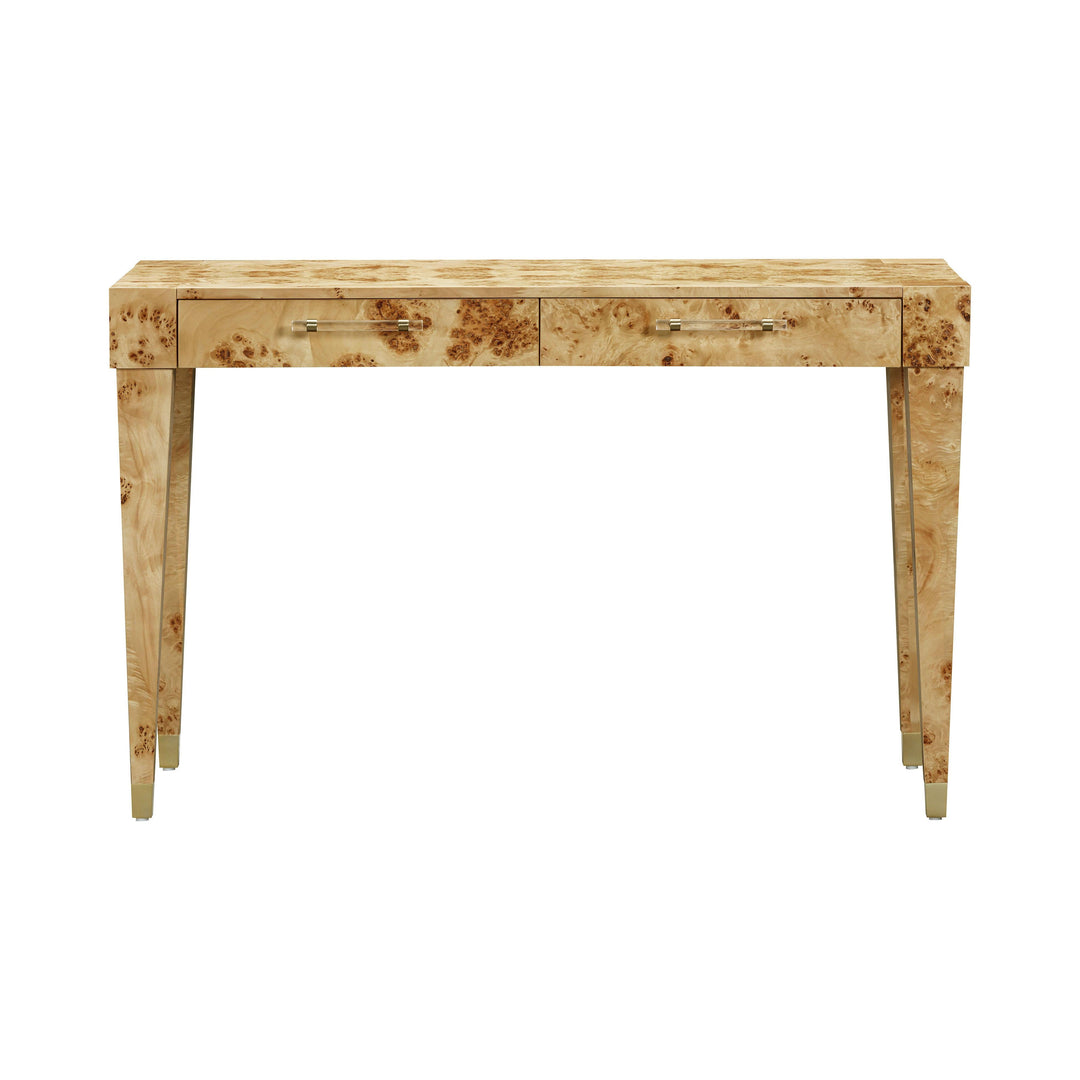 TOV Furniture Brandyss Natural Burl Work Desk DESKS