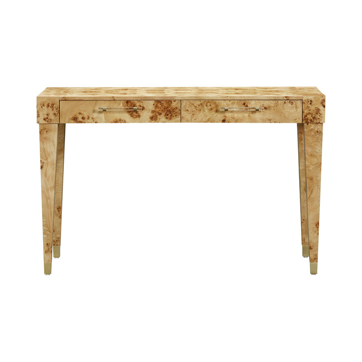TOV Furniture Brandyss Natural Burl Work Desk DESKS