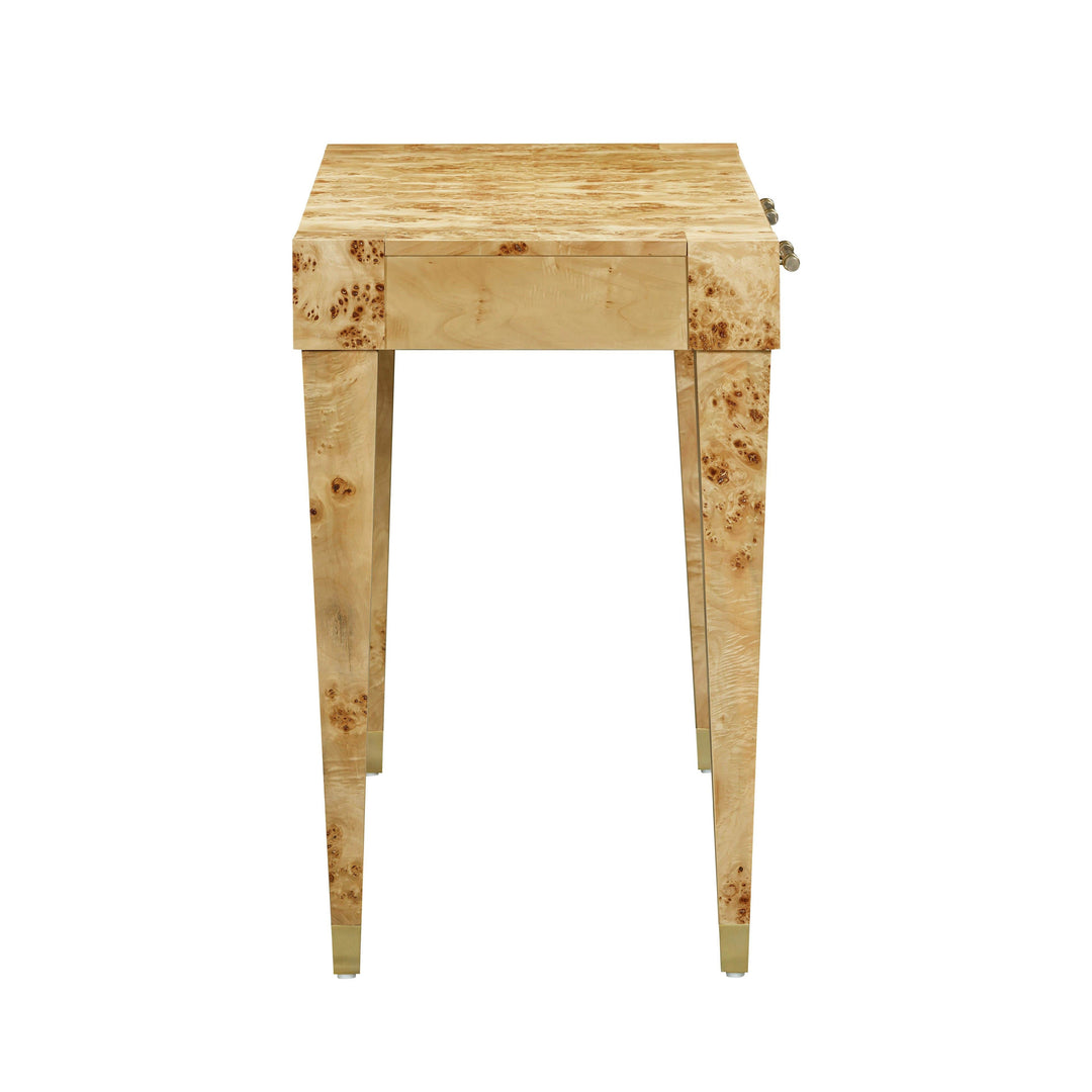 TOV Furniture Brandyss Natural Burl Work Desk DESKS