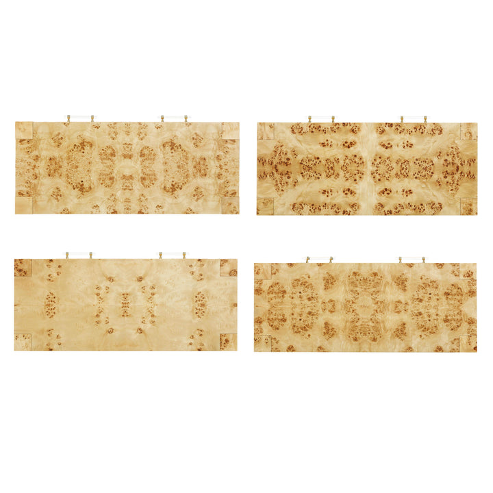 TOV Furniture Brandyss Natural Burl Work Desk DESKS