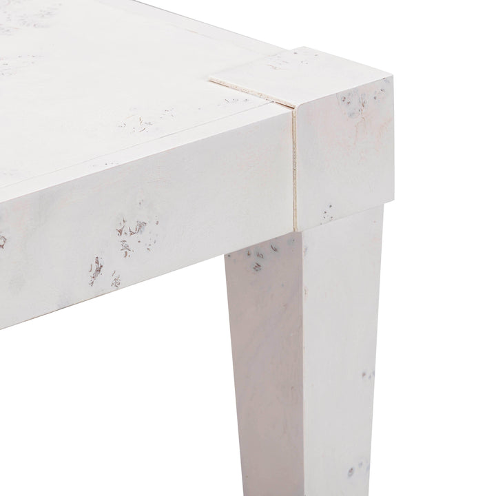 TOV Furniture Brandyss White Burl Work Desk DESKS