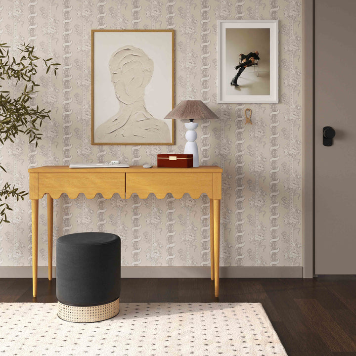 TOV Furniture Oodle Natural Ash 2-Drawer Desk DESKS