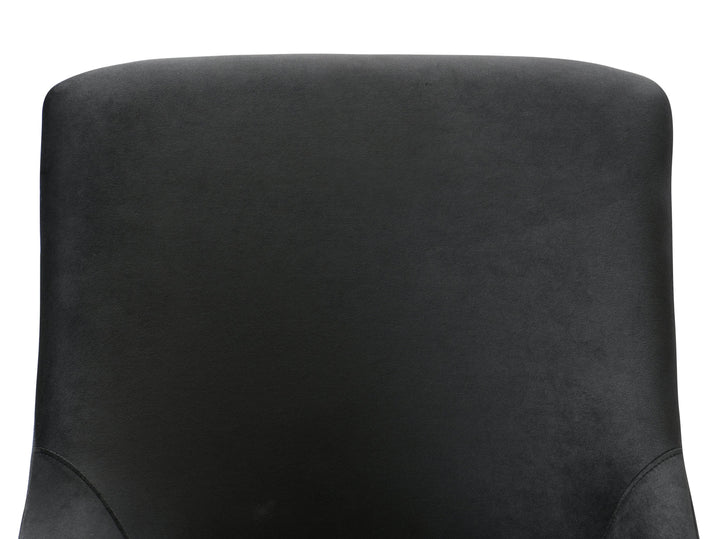 TOV Furniture Beatrix Black Office Swivel Chair ACCENT + LOUNGE CHAIRS