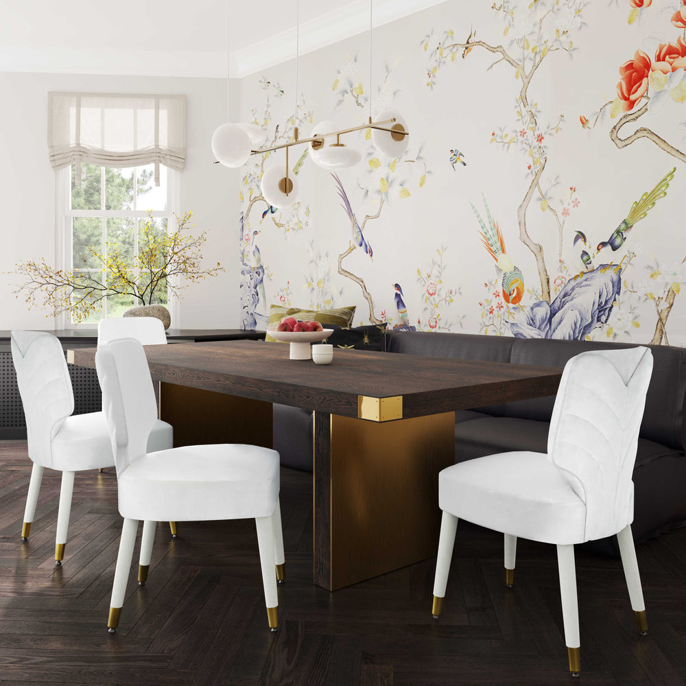 American Home Furniture | TOV Furniture - Selena Chocolate Brown Ash Dining Table