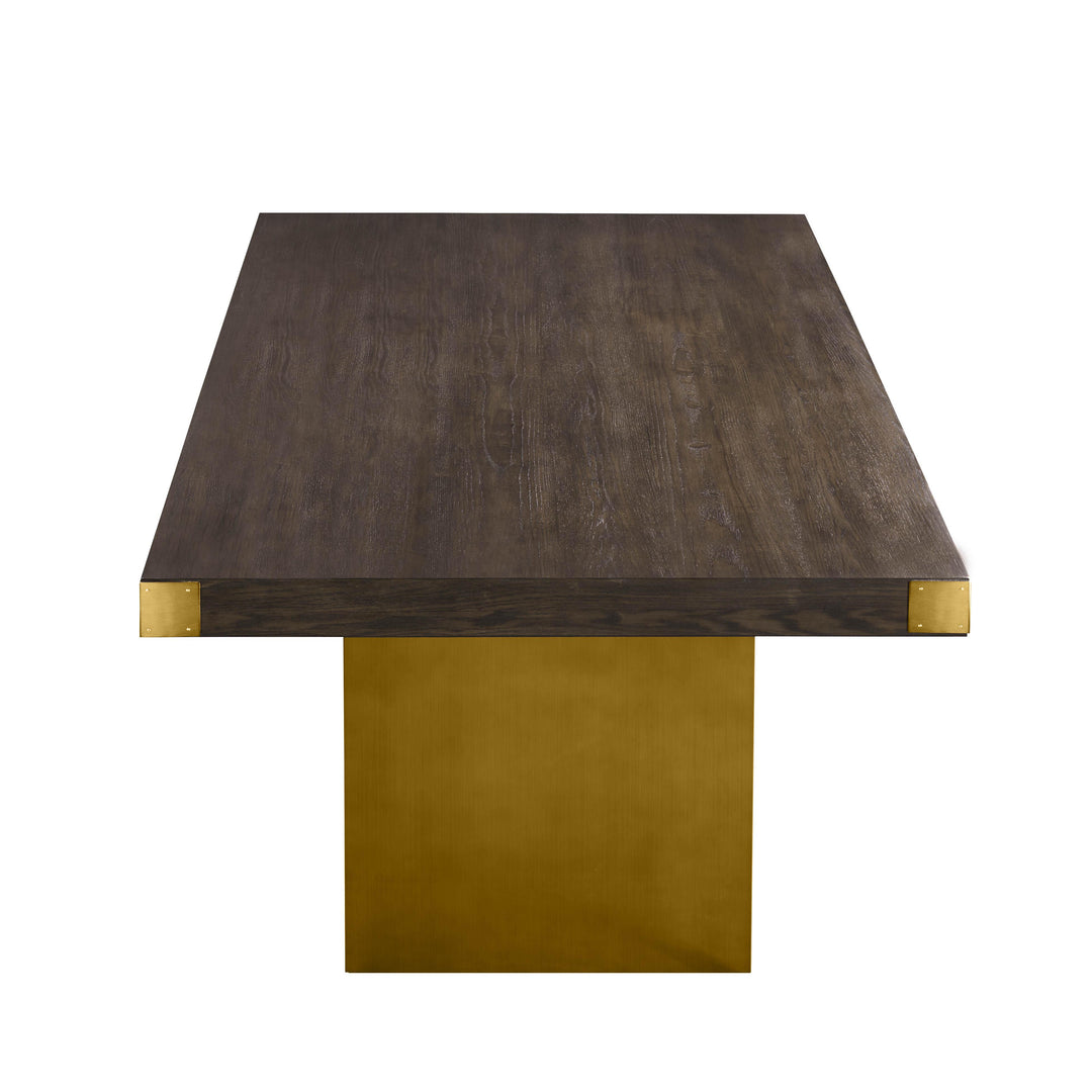 American Home Furniture | TOV Furniture - Selena Chocolate Brown Ash Dining Table