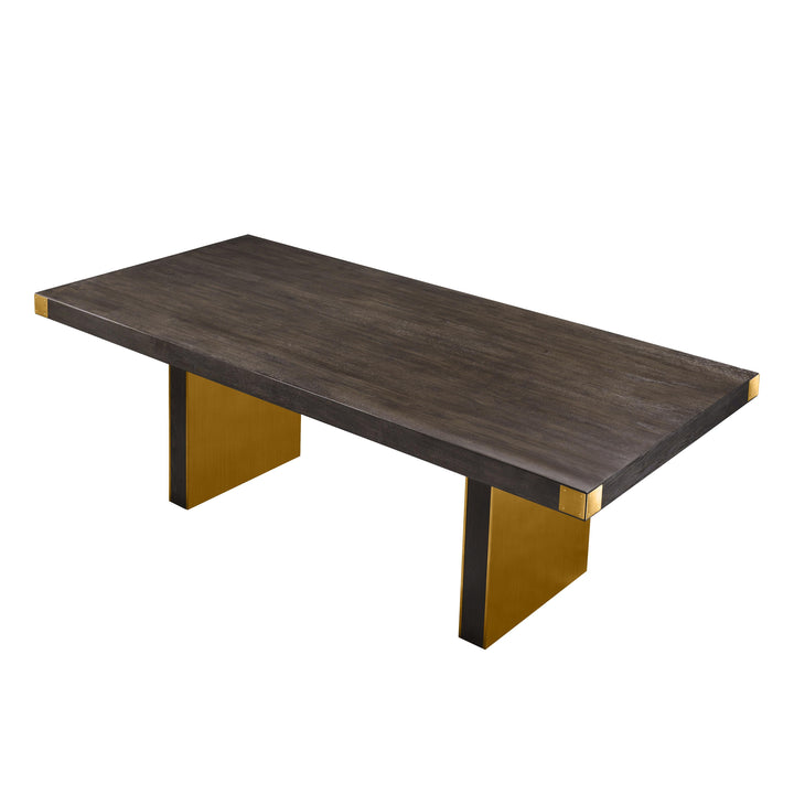 American Home Furniture | TOV Furniture - Selena Chocolate Brown Ash Dining Table