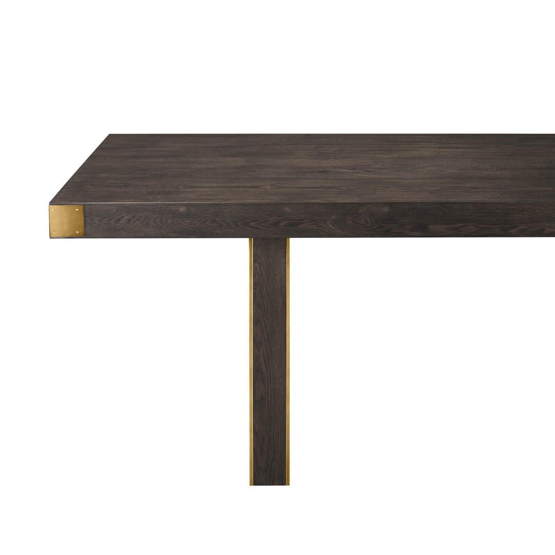 American Home Furniture | TOV Furniture - Selena Chocolate Brown Ash Dining Table