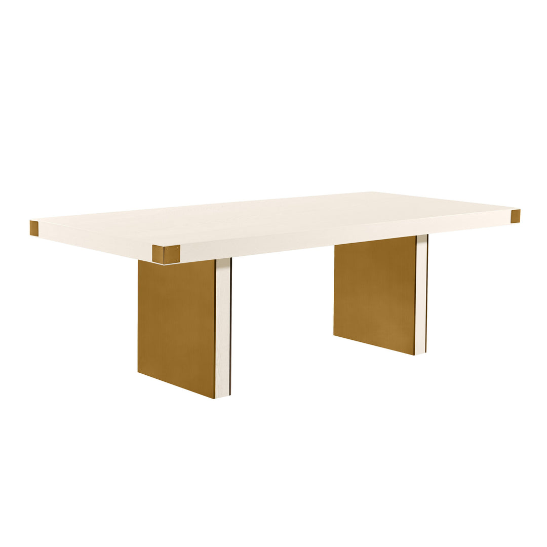 American Home Furniture | TOV Furniture - Selena Cream Ash Dining Table