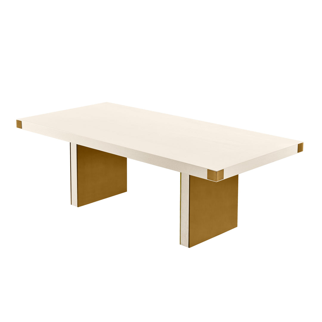 American Home Furniture | TOV Furniture - Selena Cream Ash Dining Table