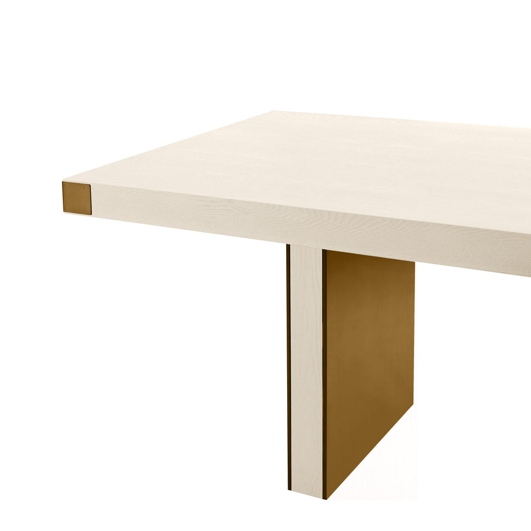 American Home Furniture | TOV Furniture - Selena Cream Ash Dining Table