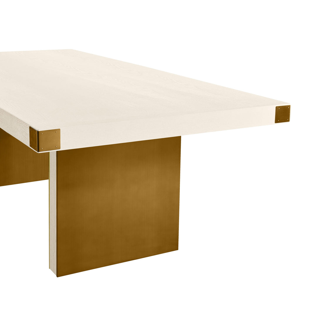 American Home Furniture | TOV Furniture - Selena Cream Ash Dining Table