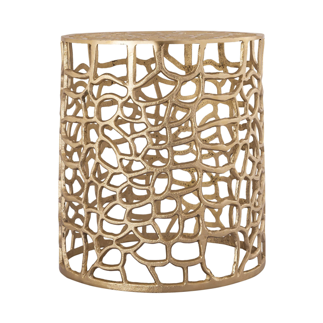 American Home Furniture | TOV Furniture - Sophia Gold Side Table