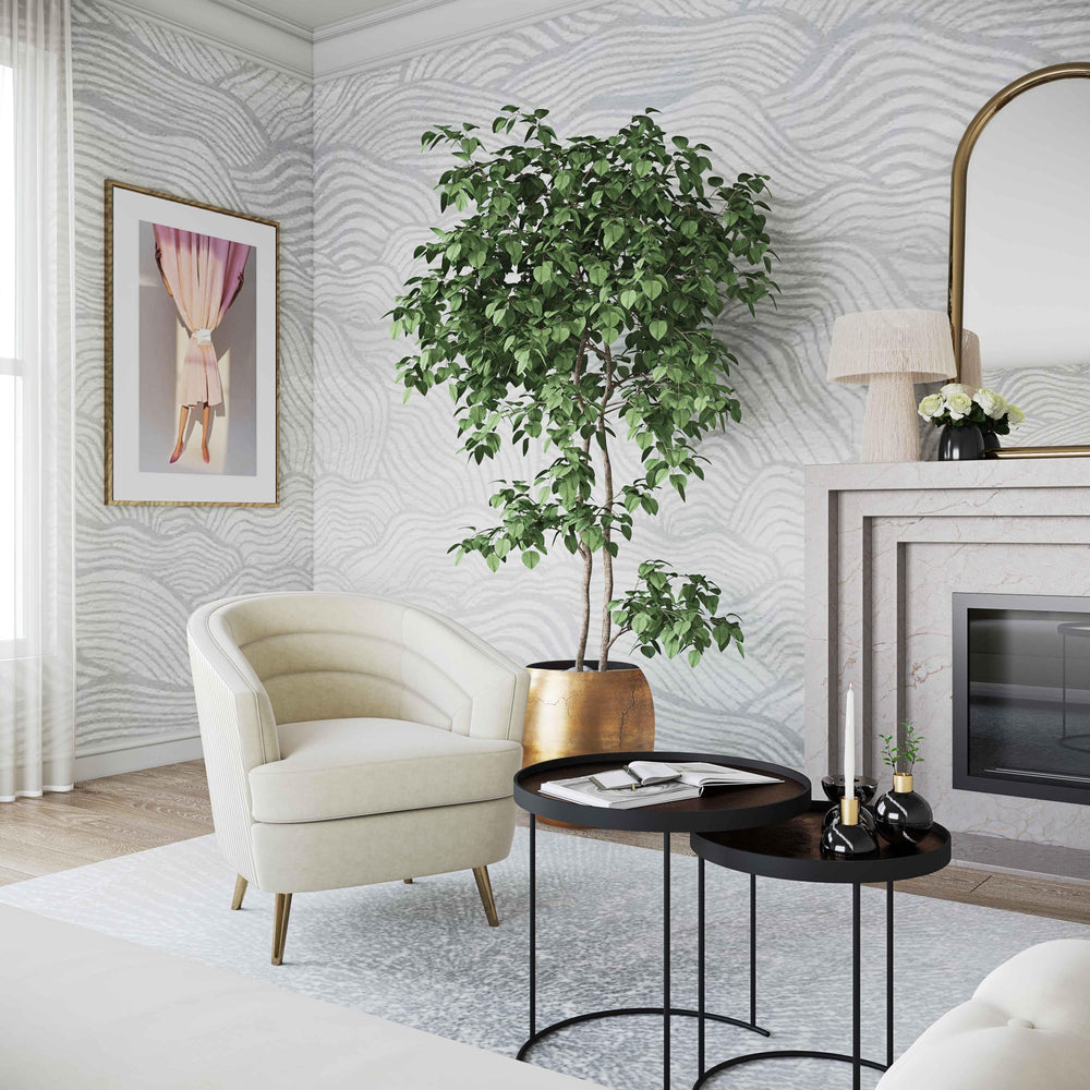 American Home Furniture | TOV Furniture - Jules Cream Velvet Accent Chair