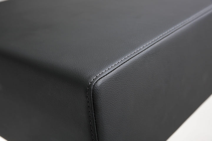 American Home Furniture | TOV Furniture - Seville Black Stainless Adjustable Barstool