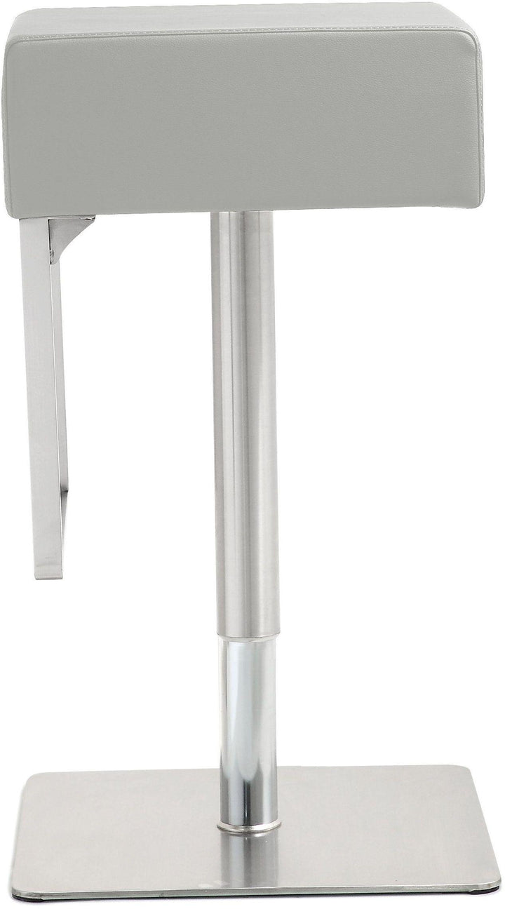 American Home Furniture | TOV Furniture - Seville Light Grey Adjustable Barstool