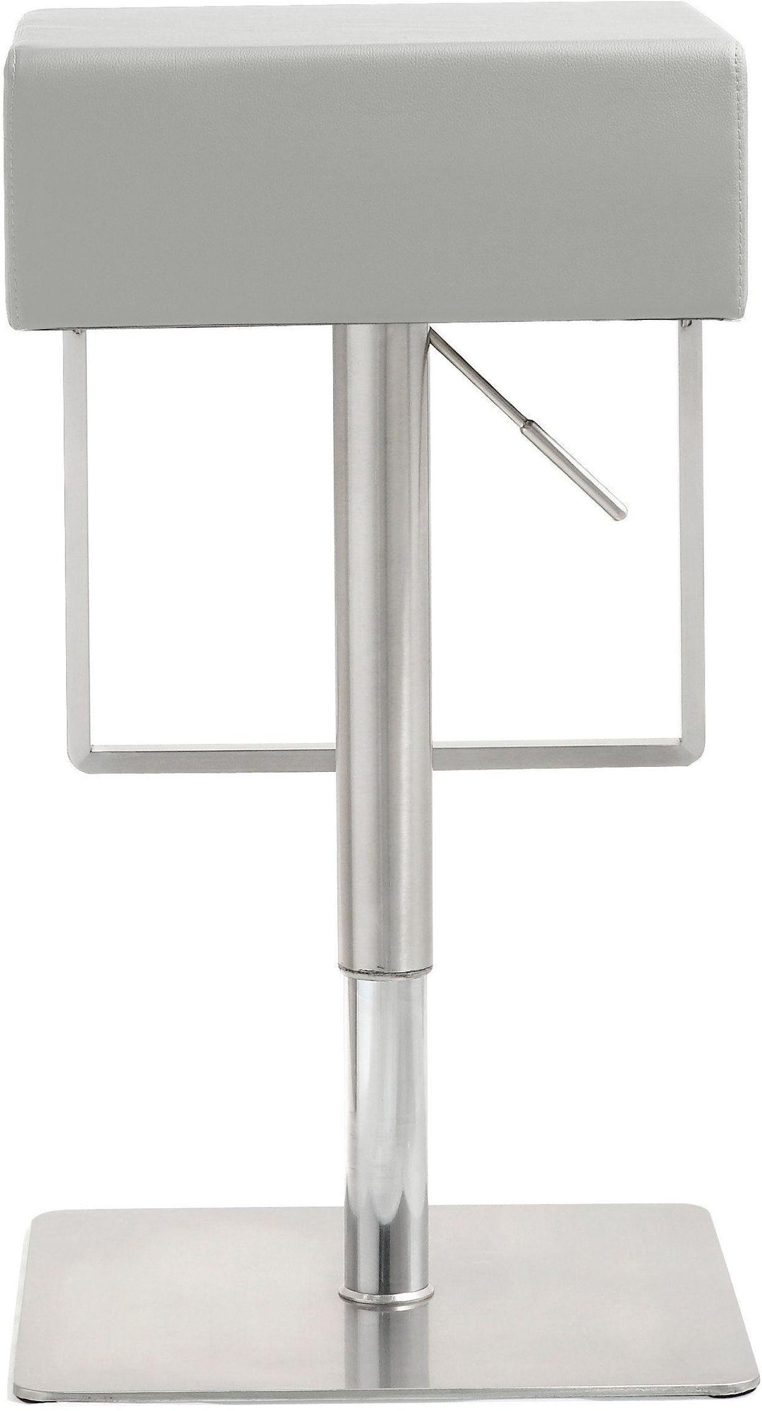 American Home Furniture | TOV Furniture - Seville Light Grey Adjustable Barstool