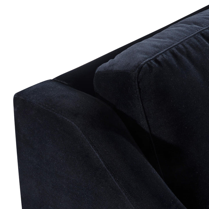 American Home Furniture | TOV Furniture - Milan Black Velvet Sofa